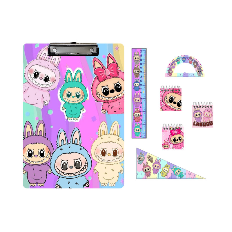 بسته لوازم تحریر مدل لابوبو مجموعه 7 عددی