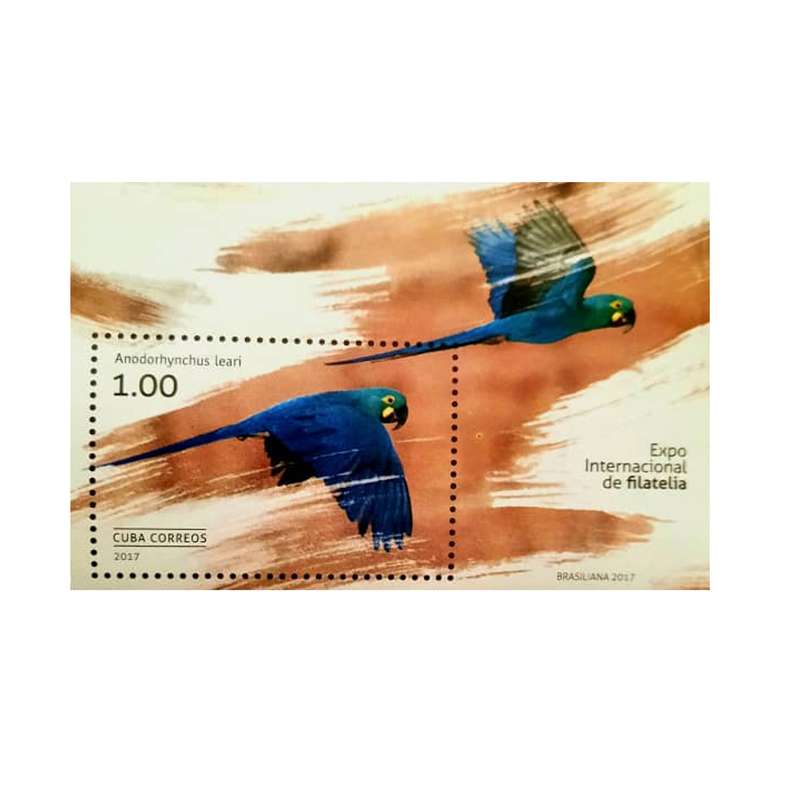 تمبر یادگاری مدل طوطی  کد DS1834 