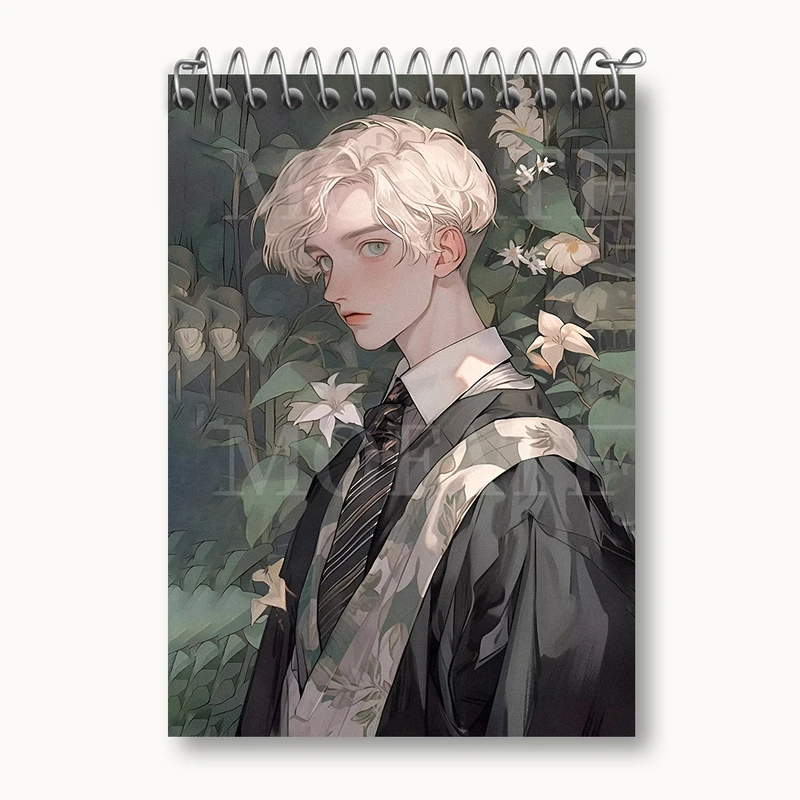 دفتر یادداشت 50 برگ خندالو طرح مالفوی هری پاتر (Harry Potter) کد N2448