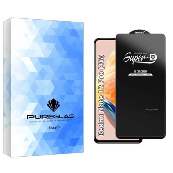 محافظ صفحه نمایش پیور گلس مدل NuGlas SuperD مناسب برای گوشی موبایل شیائومی Redmi note 12 Pro 4G