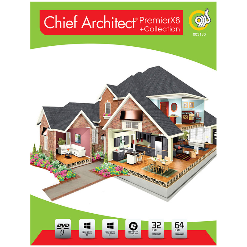 نرم افزار گردو  Chife Architect Premier X7 + Collection