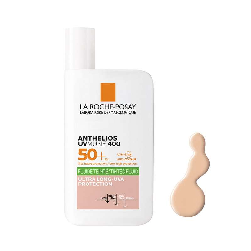 فلویید ضد آفتاب رنگی لاروش پوزای SPF 50 مدل Anthelios UVMune400 مناسب پوستهای چرب حجم 50 میلیلیتر فلویید ضد آفتاب رنگی لاروش پوزای SPF 50 مدل Anthelios UVMune400 مناسب پوستهای چرب حجم 50 میلیلیتر