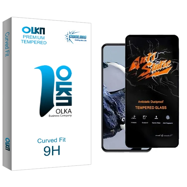 محافظ صفحه نمایش کولینگ مدل Olka Antistatic مناسب برای گوشی موبایل شیائومی 12T