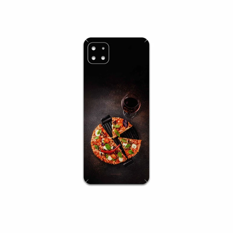 برچسب پوششی ماهوت مدل Pizza مناسب برای گوشی موبایل سامسونگ Galaxy A22 5G