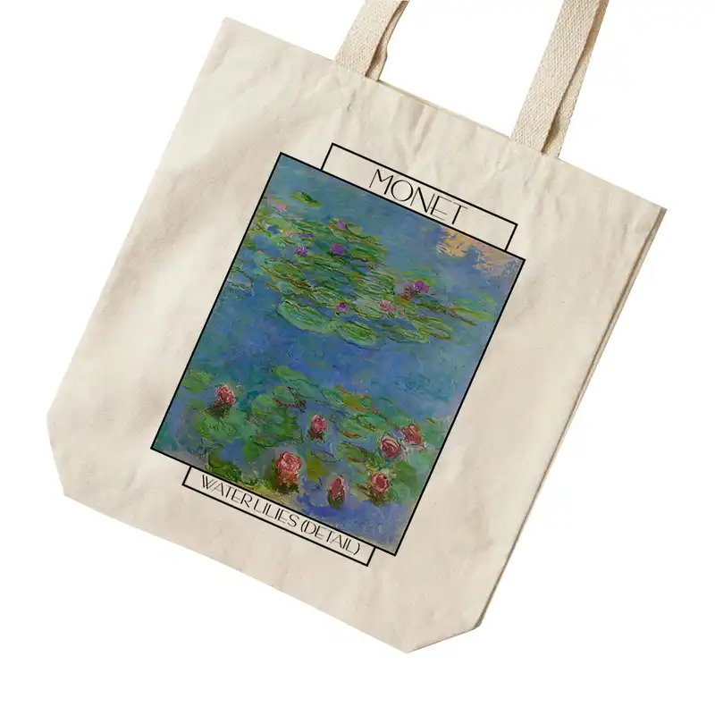 ساک خرید ترمه طراحان ایده مدل نیلوفرها از مونه کد 0191 - L