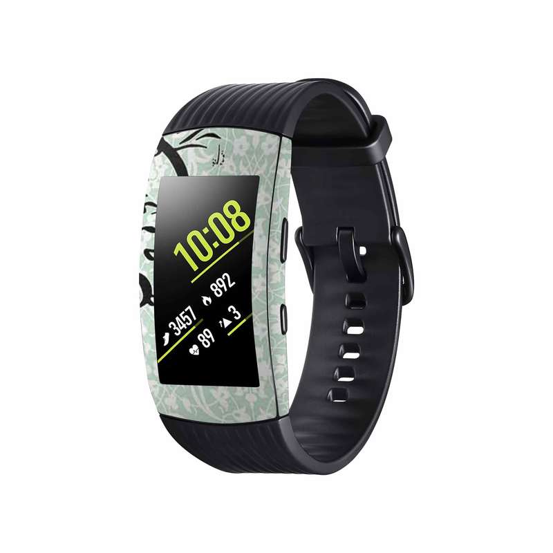 برچسب ماهوت طرح Nastaliq-3 مناسب برای ساعت هوشمند سامسونگ Galaxy Gear Fit 2 Pro