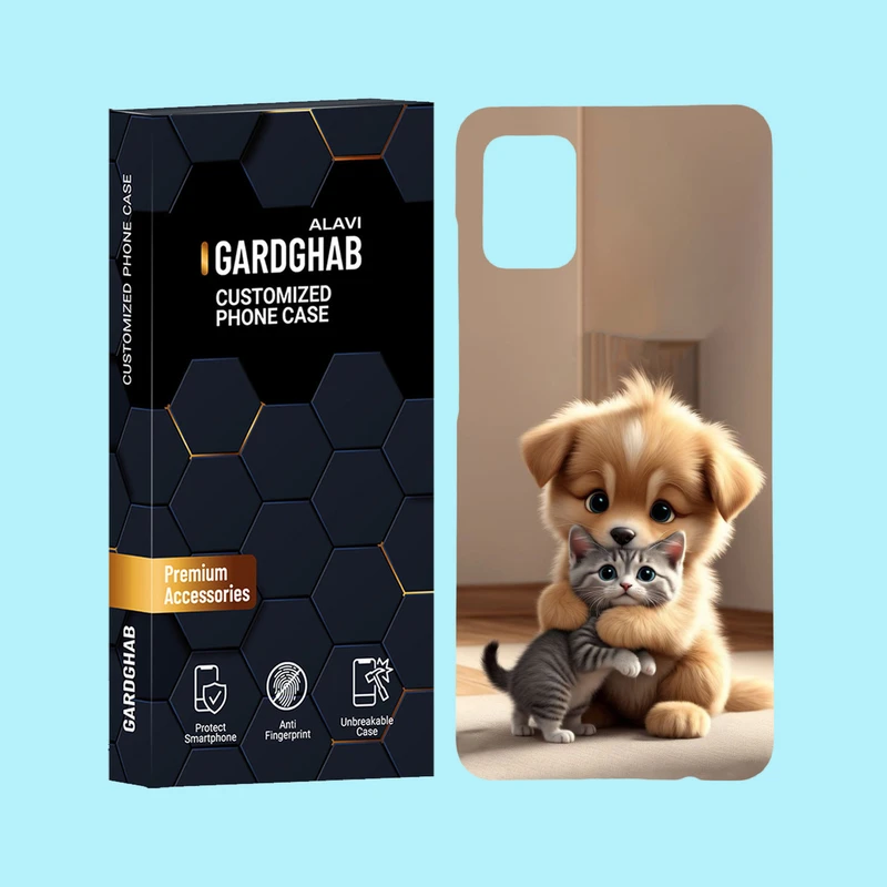 کاور گارد قاب علوی مدل حیوانات مناسب برای گوشی موبایل سامسونگ Galaxy A51 4G
