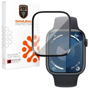 محافظ صفحه نمایش سامورایی مدل Pama مناسب برای ساعت هوشمند اپل Watch Series 7 45mm / Series 8 45mm / Series 9 45mm