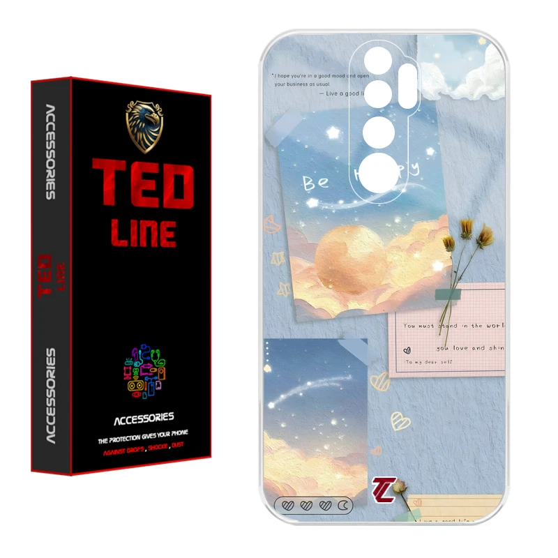 کاور تد لاین طرح کلاژ هنری کد 1127 مناسب برای گوشی موبایل شیائومی Redmi Note 8 Pro