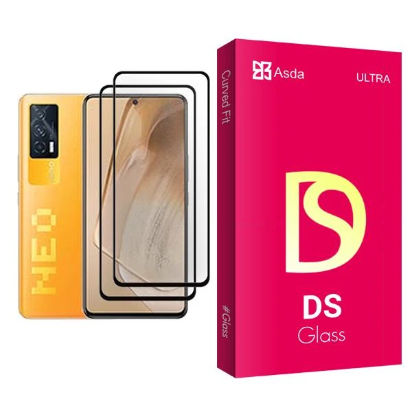 محافظ صفحه نمایش آسدا مدل DS Glass MIX002 مناسب برای گوشی موبایل ویوو iQOO Neo5 بسته دو عددی