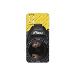 MAHOOT Nikon-Logo Cover Sticker for Motorola Moto G9 Plus