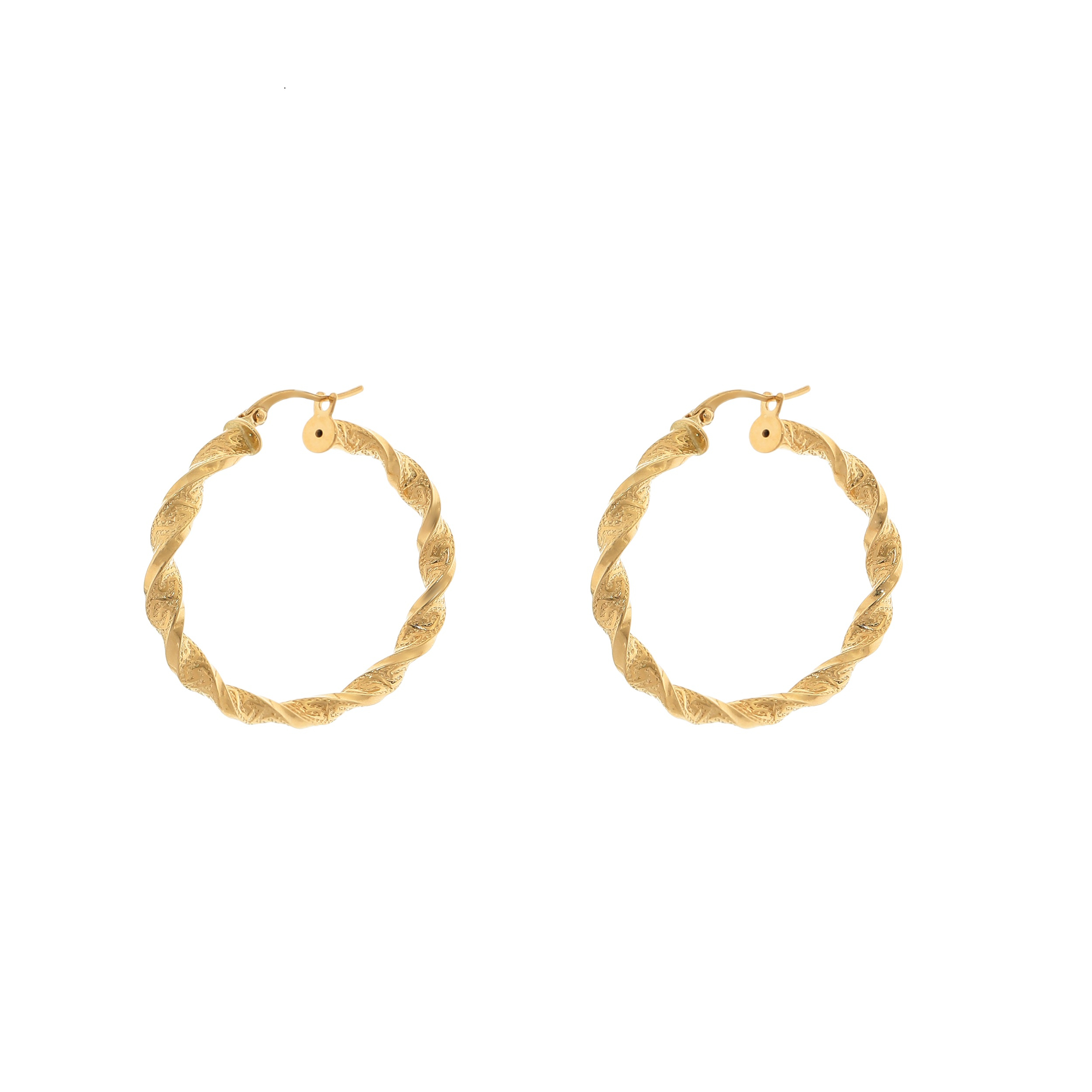 گوشواره طلا 18 عیار زنانه هور گالری مدل ورساچه پیچ