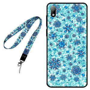 Megafone Snow Flake 0014 Cover For Huawei Y5 2019 Mobile Neckband