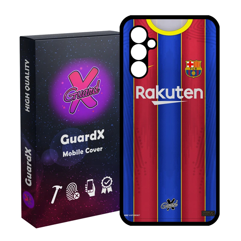 کاور گارد ایکس طرح بارسلونا مدل Glass10228 مناسب برای گوشی موبایل سامسونگ Galaxy A24/A24 4G/M34 5G