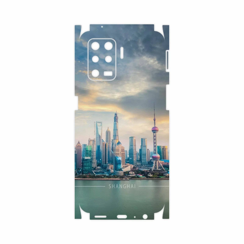 برچسب پوششی ماهوت مدل Shanghai-City-FullSkin مناسب برای گوشی موبایل اپو A94 4G