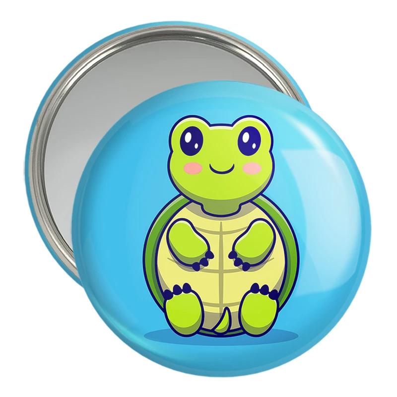 آینه جیبی خندالو مدل  حیوانات بامزه لاکپشت کد 25425