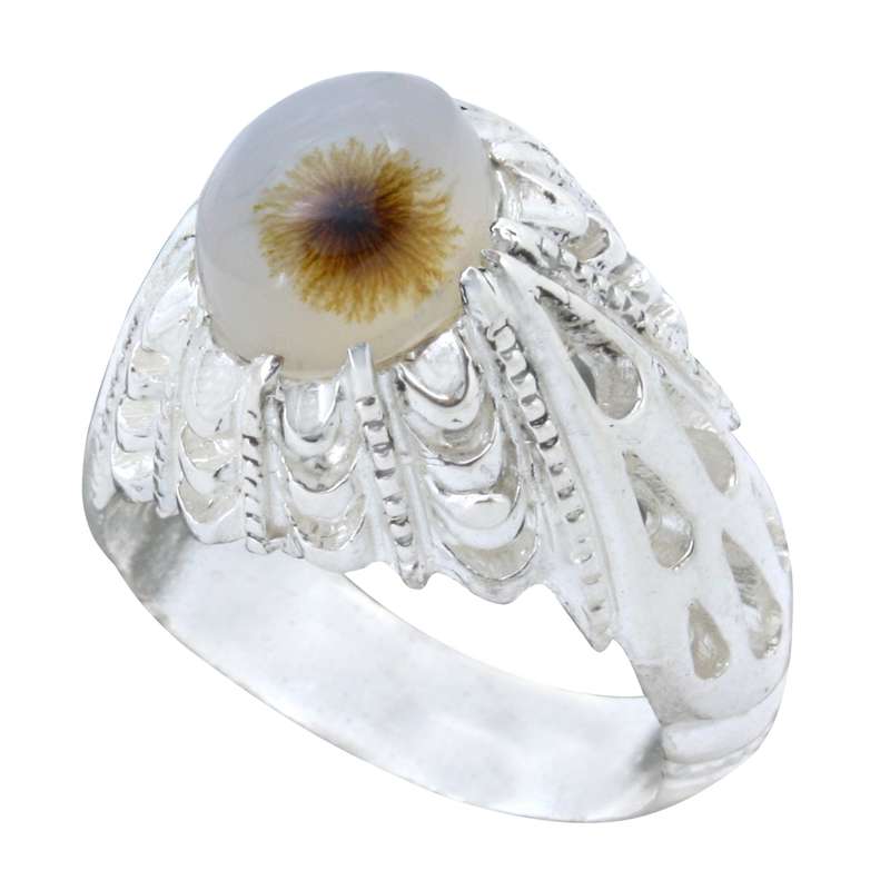 انگشتر نقره مردانه مدل a52