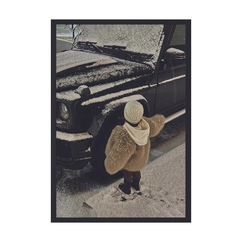 تابلو وین چیتا مدل مای دریم کد 01 فریم مشکی