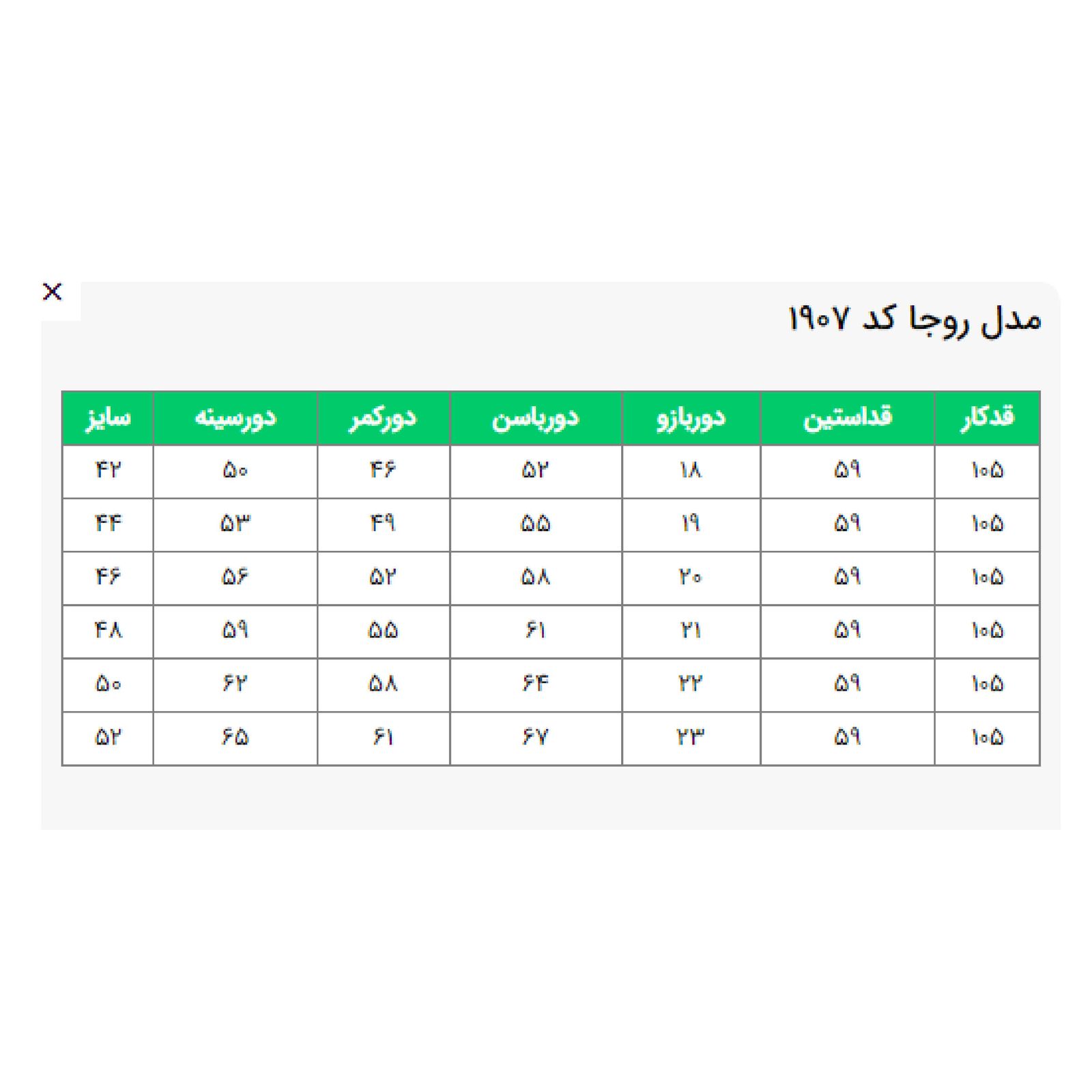 مانتو زنانه السانا مدل روجا کد 190701 -  - 7