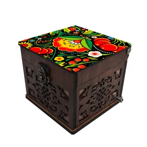 جعبه موزیکال مدل گل کد S107