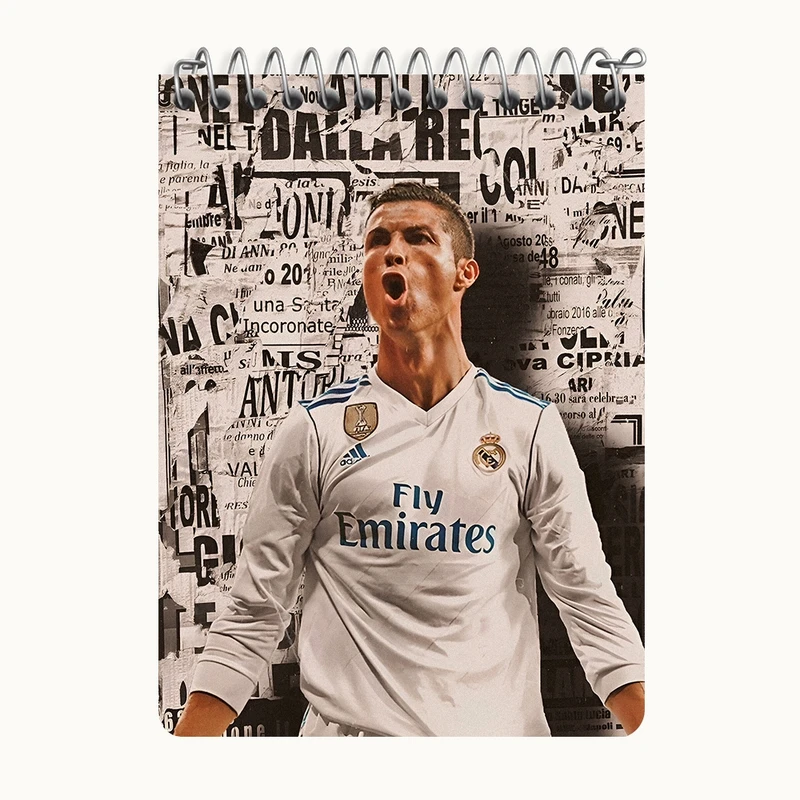 دفتر یادداشت 50 برگ خندالو طرح کریستیانو رونالدو کد N2817