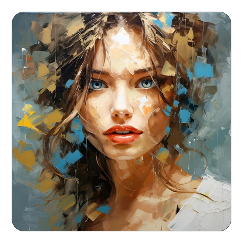 مگنت کاکتی طرح نقاشی رنگ روغن مدل mp70532