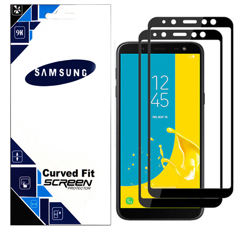 محافظ صفحه نمایش مدل GSF مناسب برای گوشی موبایل سامسونگ Galaxy J4 Plus 2018 بسته 2عددی