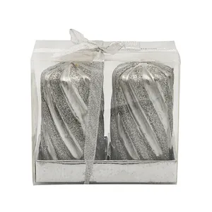 شمع مدل فانتزی طرح Twisted کد 02 مجموعه 2 عددی