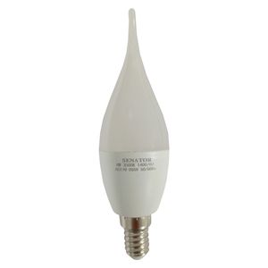 نقد و بررسی لامپ ال ای دی 8 وات سناتور مدل شمعی پایه E14 توسط خریداران
