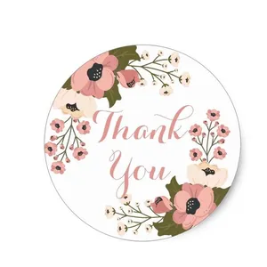 برچسب مدل THANK YOU کد 05 چهار بسته 25 عددی