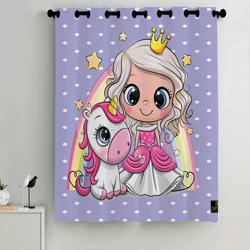 پرده رنس مدل C2-50616 سایز 190x140 سانتی متر