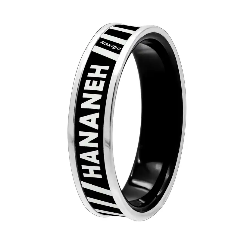 انگشتر ناکسیگو مدل شب تاب طرح حنانه کد RB15830