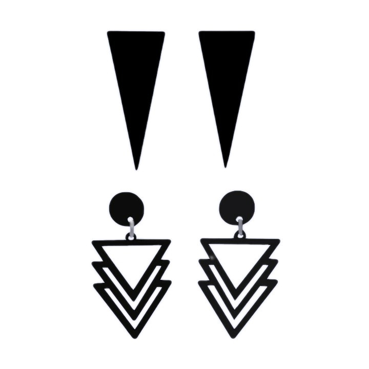 گوشواره زنانه مدل مثلث کد E.MST.KG مجموعهی دو عددی گوشواره زنانه مدل مثلث کد E.MST.KG مجموعهی دو عددی