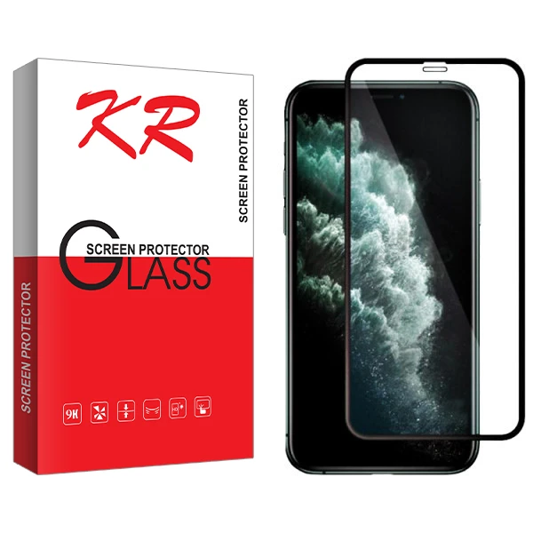 محافظ صفحه نمایش کی آر مدل +HD مناسب برای گوشی موبایل اپل Iphone 11 pro max