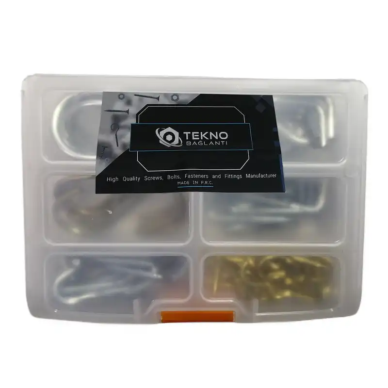 قلاب و رولپلاک تکنو باغلانتی مدل Tek-HOOK-200 مجموعه 200 عددی