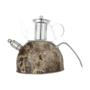 ست کتری و قوری وردا طرح سنگ مدل VER6016-3