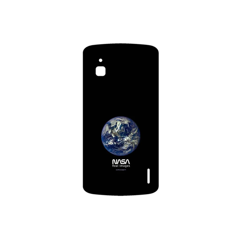 برچسب پوششی ماهوت مدل NASA Home Earth مناسب برای گوشی موبایل گوگل Nexus 4