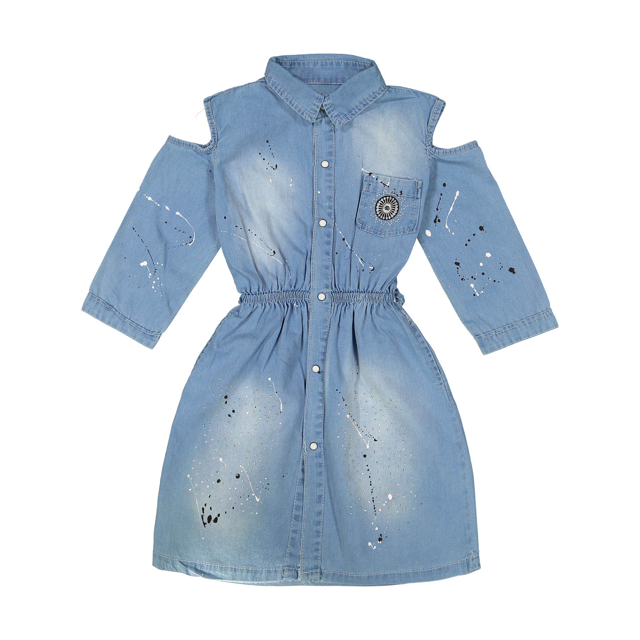 پیراهن دخترانه مدل کمرکش