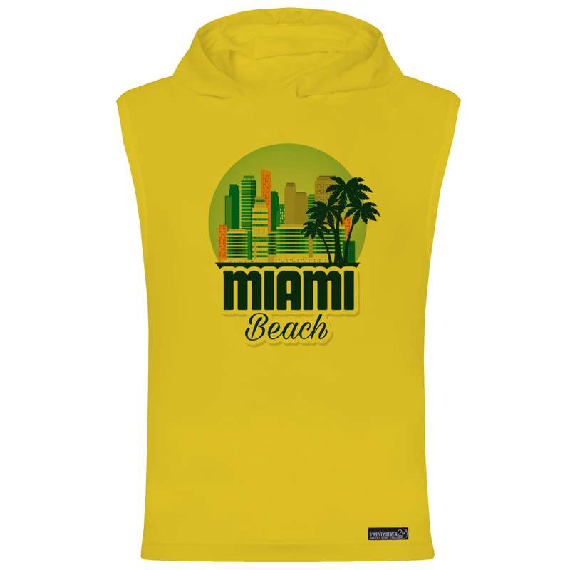 تاپ کلاه دار مردانه 27 مدل MIAMI BEACH کد WN1117