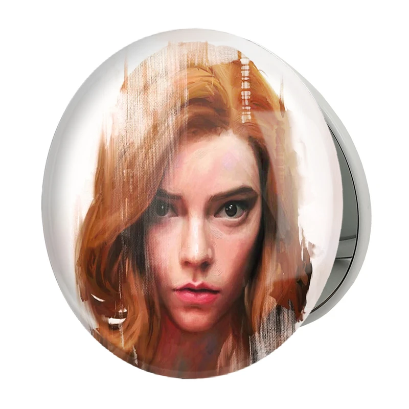 آینه جیبی خندالو طرح سریال گامبی وزیر مدل تاشو کد 27803 