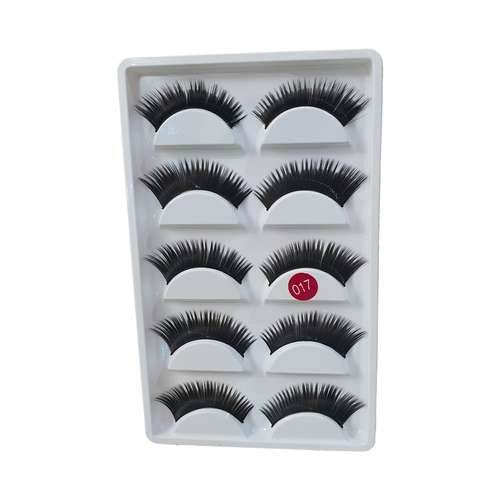 مژه مصنوعی مدل 017 مجموعه ده عددی