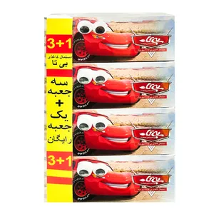 دستمال کاغذی 100 برگ بی تا مدل BIT_CARED4 بسته 4 عددی 