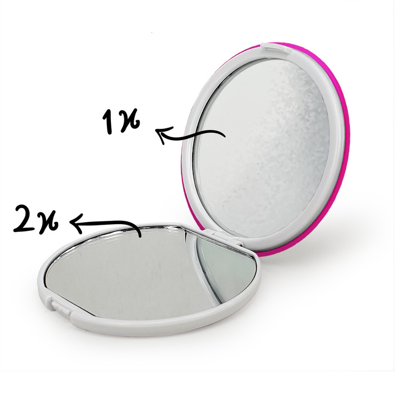 آینه جیبی خندالو طرح میقولی مدل تاشو کد 28032