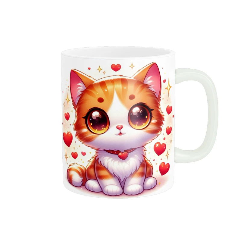 ماگ پاد آفرین طرح گربه کد 1070