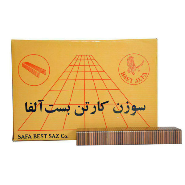 سوزن منگنه کارتن بست آلفا مدل 33/15 بسته 2000 عددی