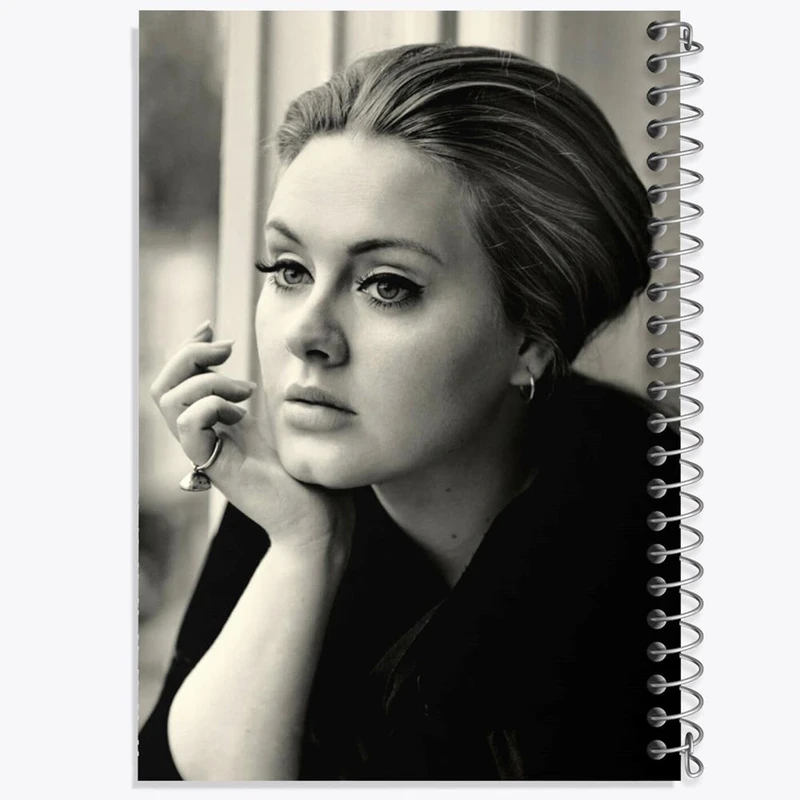 دفتر مشق 50 برگ خندالو مدل ادل Adele کد 18992