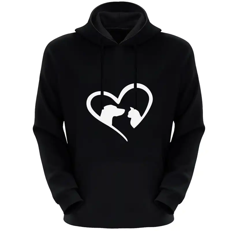 هودی زنانه مدل X112 رنگ مشکی