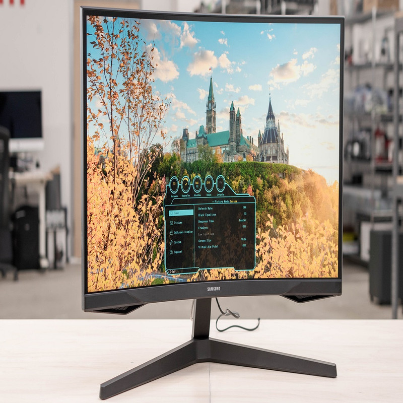 مانیتور مخصوص بازی سامسونگ مدل ODYSSEY G5 سایز 32 اینچ