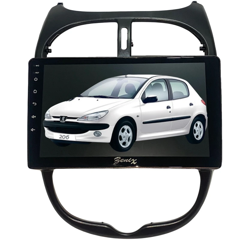 پخش کننده تصویری خودرو بنیکس کد 0270 مناسب برای پژو 206