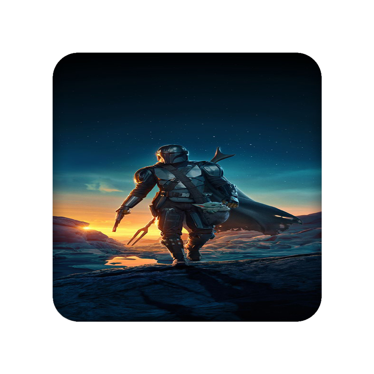 آینه جیبی مدل جنگ ستارگان کد 2035